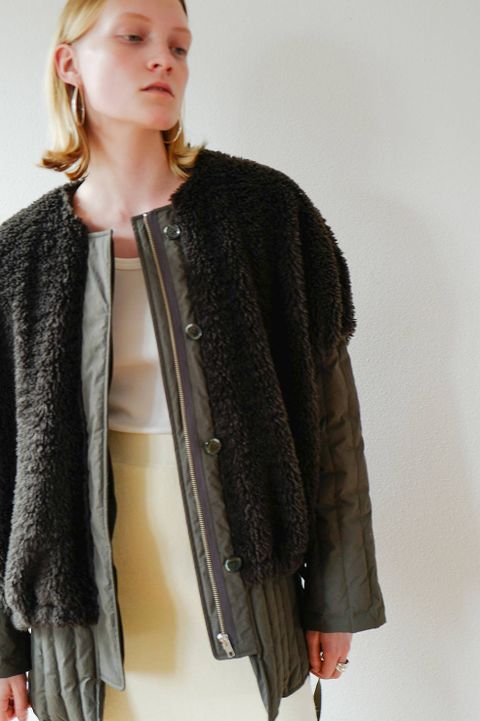 CLANE - レイヤードダウンコート - BOA VEST LAYERED DOWN COAT  