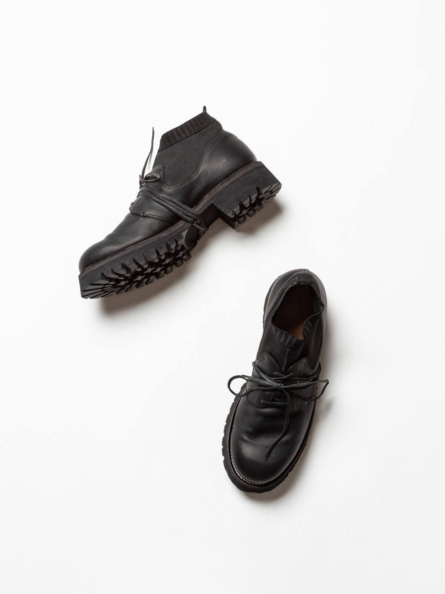 the viridi-anne GUIDI レザー ダービーシューズ-