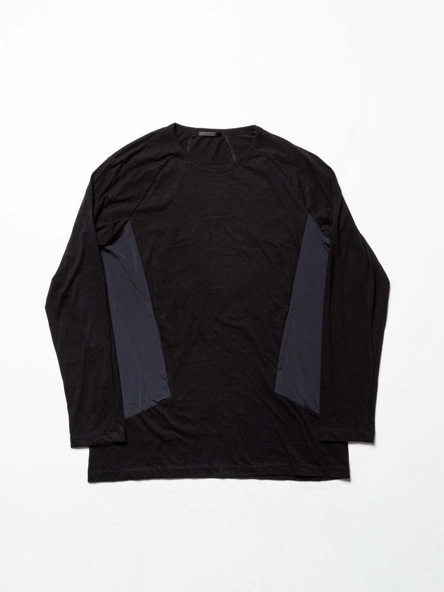 天竺パネルコーデュラハギ長袖Tシャツ