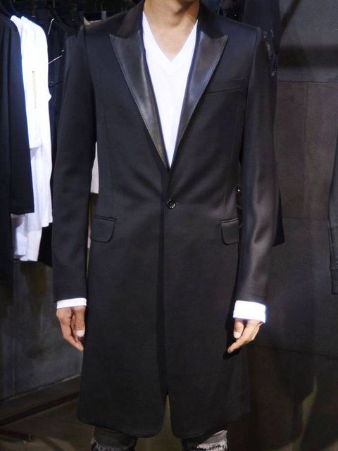タキシードクロスストレッチコート - Tuxedo Cloth Stretch Chesterfield