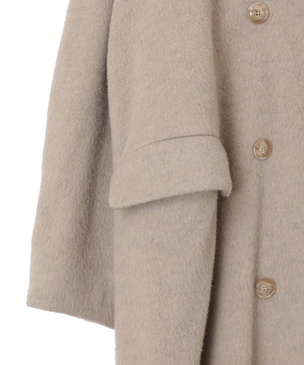 ダブルウールロングコート - DOUBLE WOOL LONG COAT IVORY