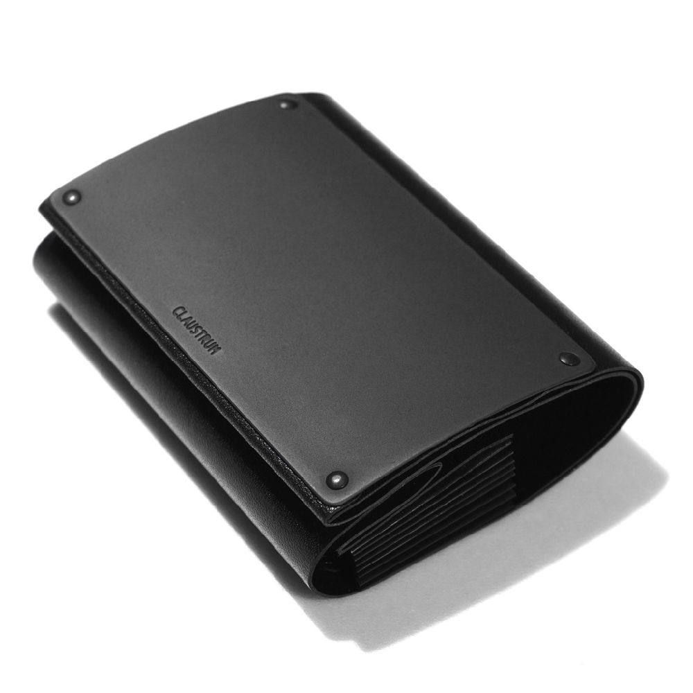 CLAUSTRUM - アーティキュラミニウォレット(小銭入れ付き)- ARTICULAR WALLET - C - BLACK MATTE |  ADDICT WEB SHOP