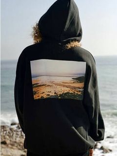 バックフォトパーカー - Boxy Photo HOODIE