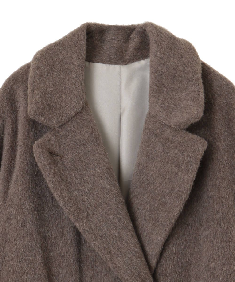 CLANE - ダブルウールロングコート - DOUBLE WOOL LONG COAT BROWN