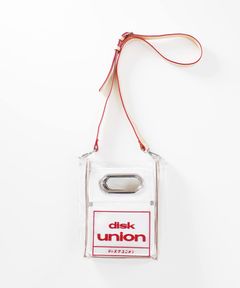 diskunion コラボ PVCミニバッグ - WHITE
