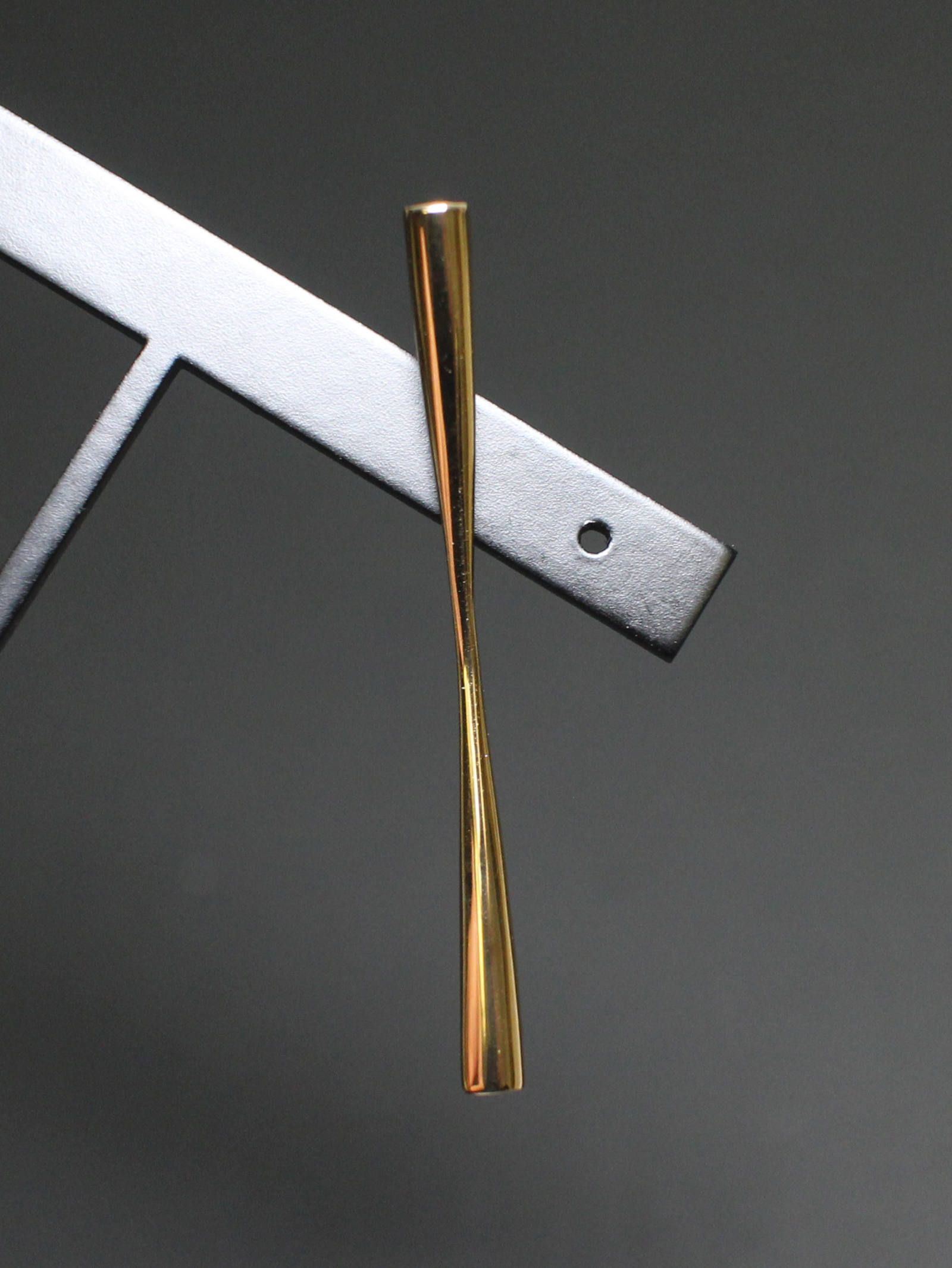 【片耳用】 バトンピアス / サイズL - P107 - GOLD