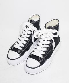 【5月入荷】メゾンミハラヤスヒロハイカットスニーカー - BLACK