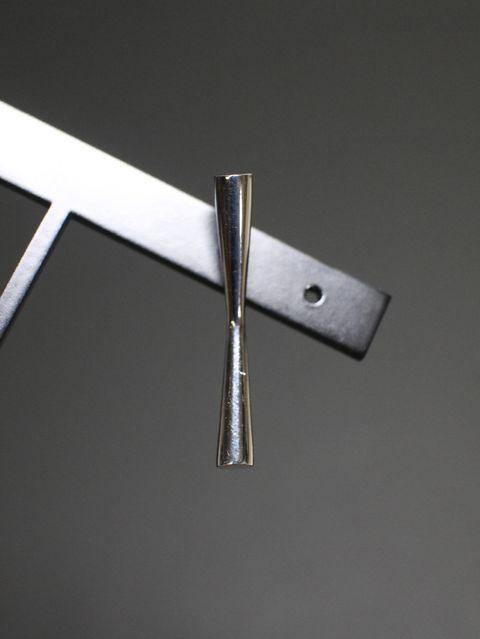 【米津玄師 着用】 【片耳用】 バトンピアス / サイズM - P107 - SILVER