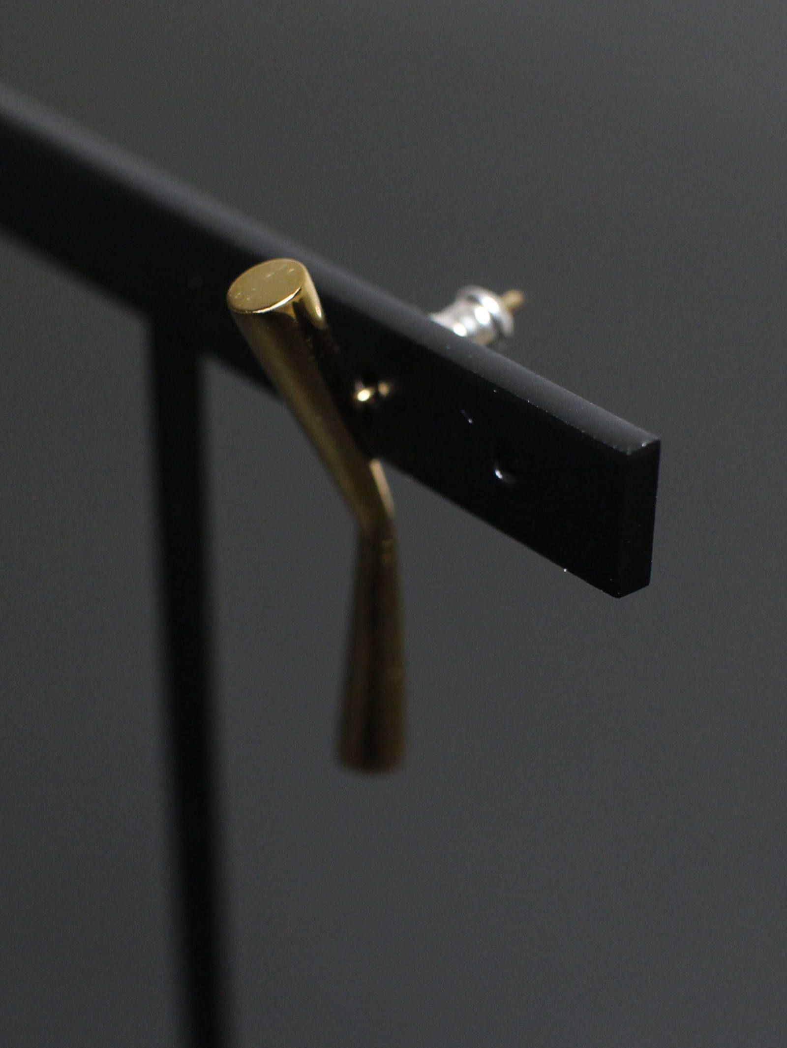 【米津玄師 着用】 【片耳用】 バトンピアス / サイズM - P107 - GOLD