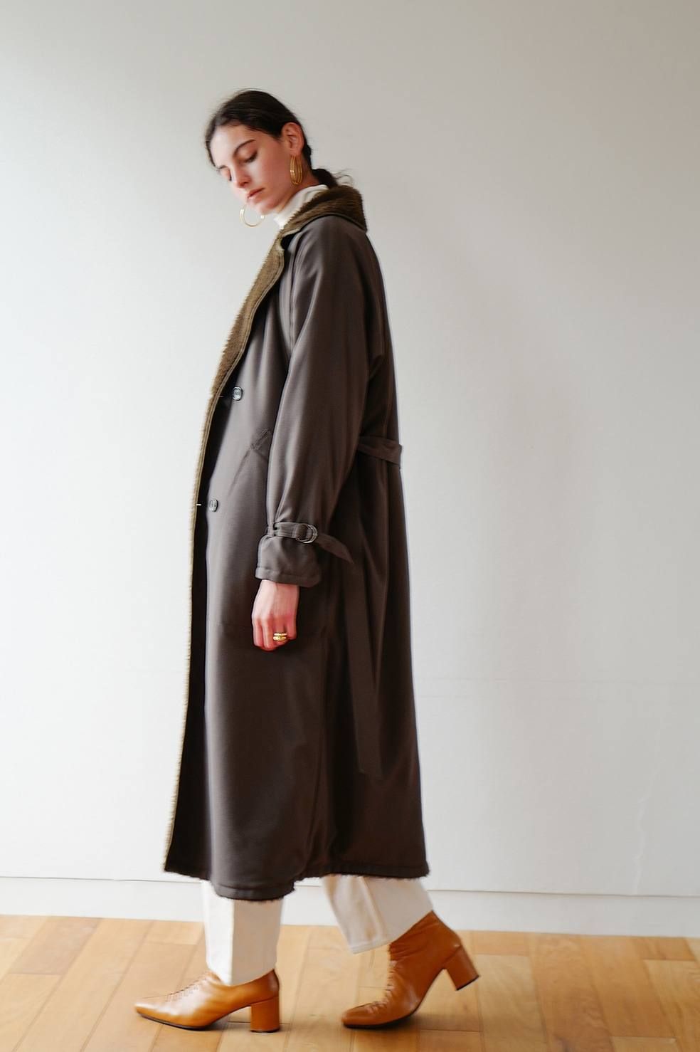 CLANE REVERSIBLE MILITARY LONG COAT コート