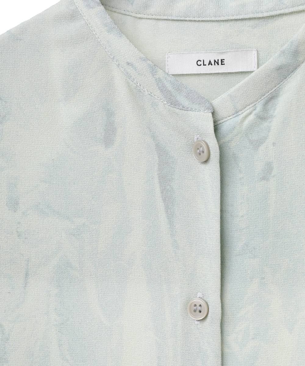 CLANE - プリントロングシャツ - TINT EBRU SHIRT - MINT | ADDICT WEB