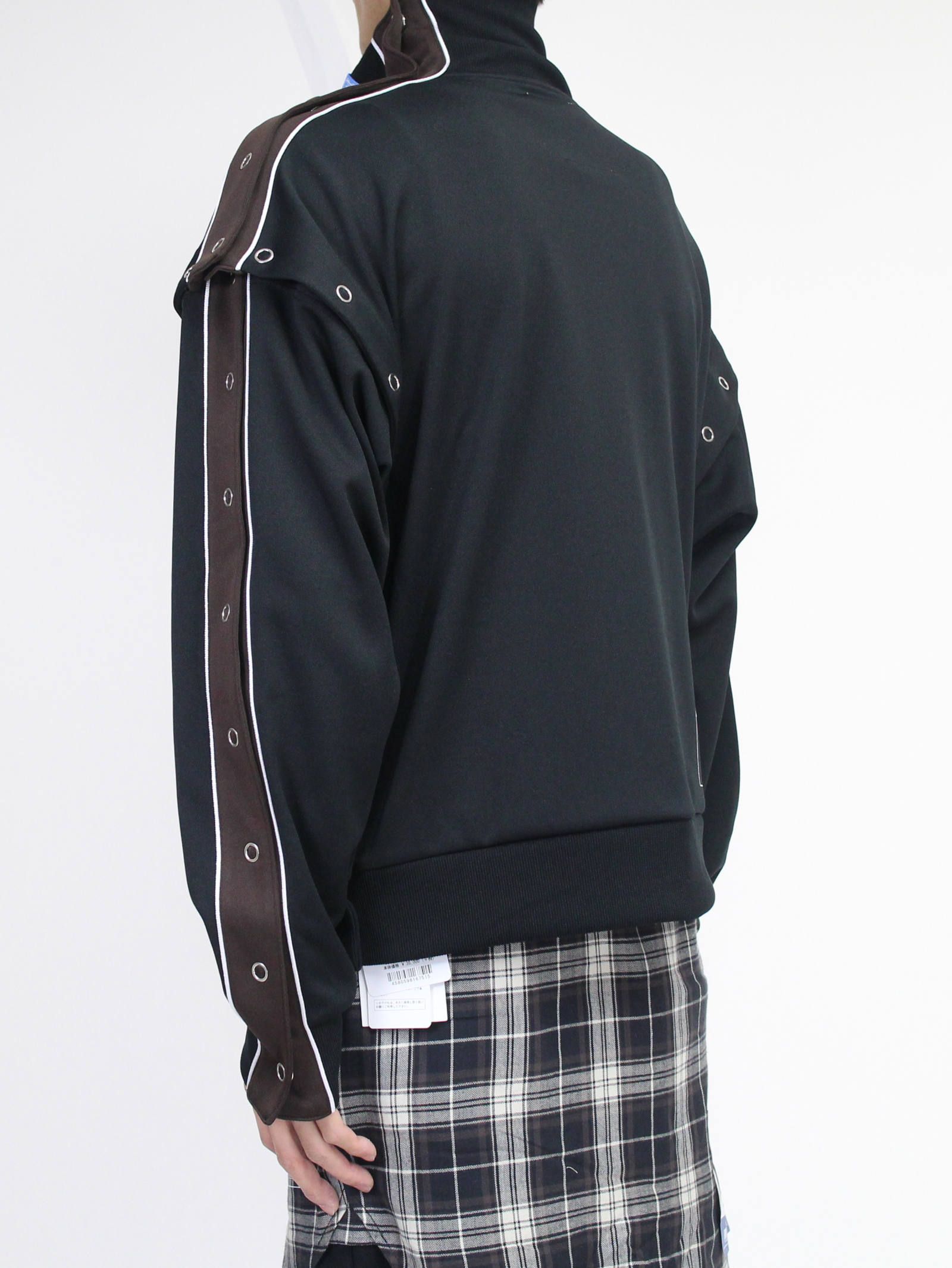 -トラックジャケット - removable track jacket - A04JK651 - BLACK