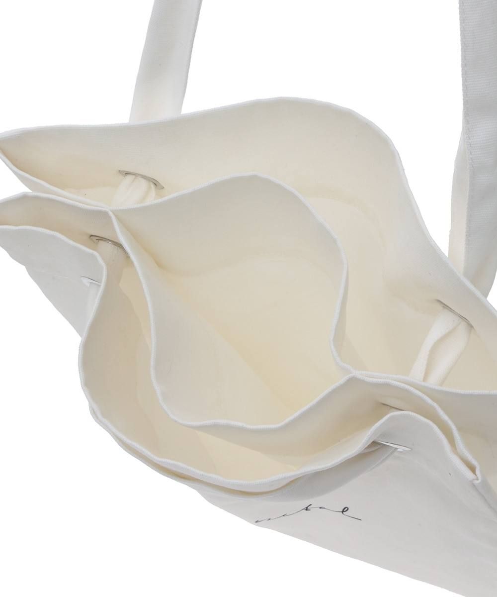 【先行予約】 スリーポケットトートバッグ - 3POCKET TOTE BAG - WHITE