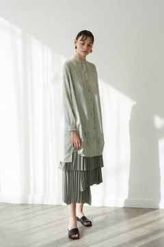 プリントロングシャツ -  TINT EBRU SHIRT - MINT