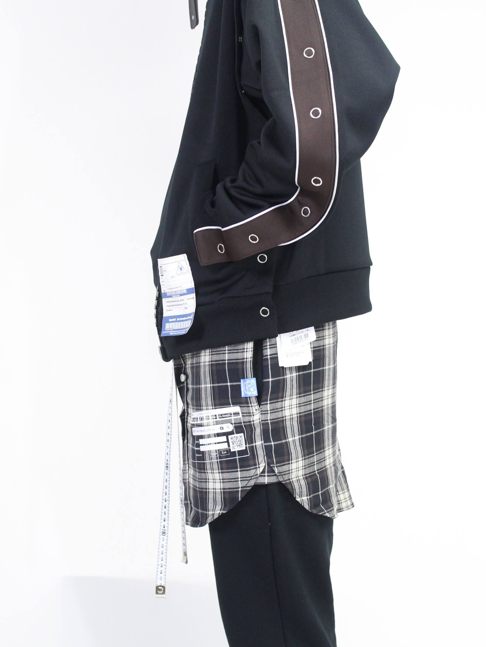-トラックジャケット - removable track jacket - A04JK651 - BLACK