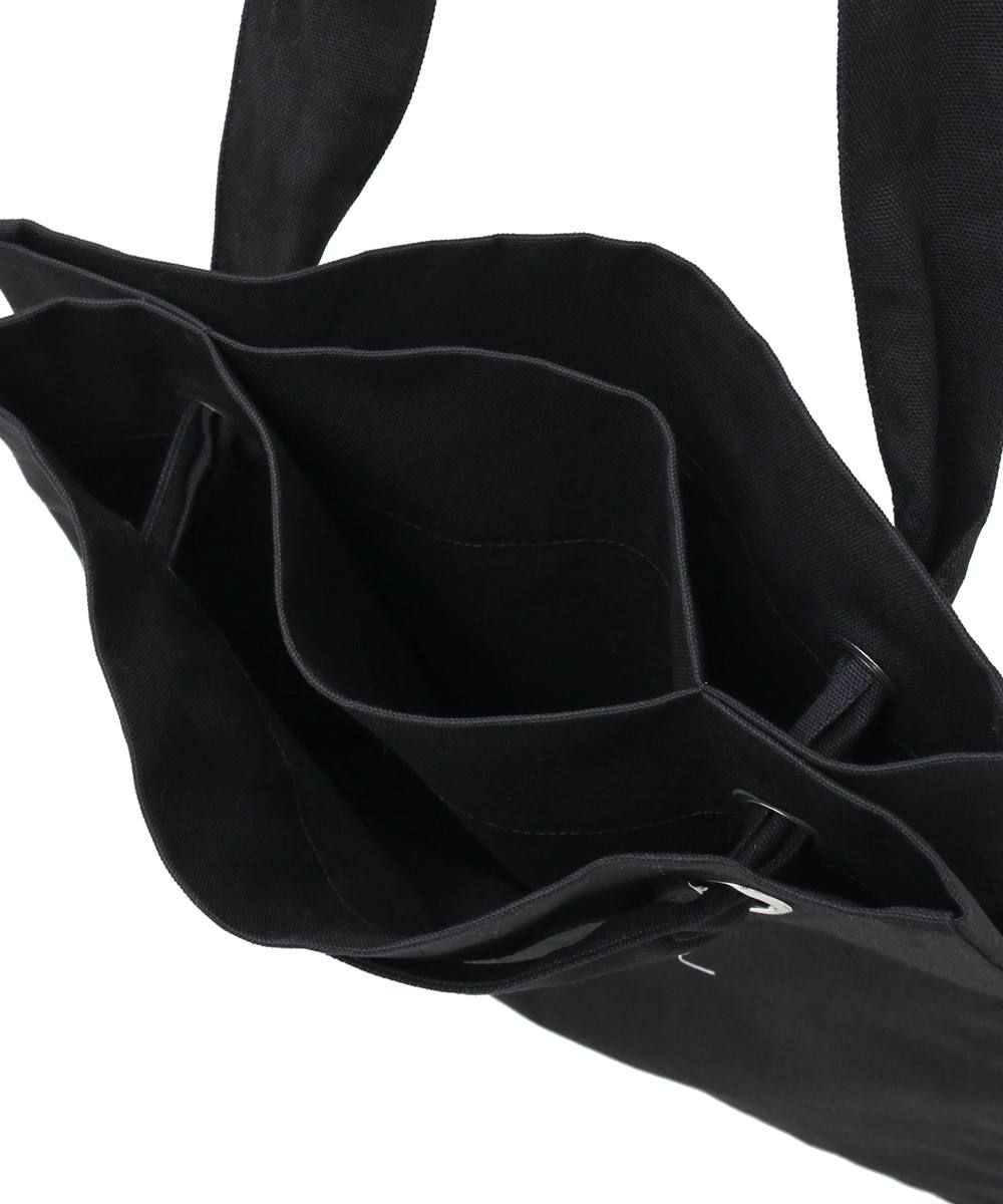 【先行予約】 スリーポケットトートバッグ - 3POCKET TOTE BAG - BLACK