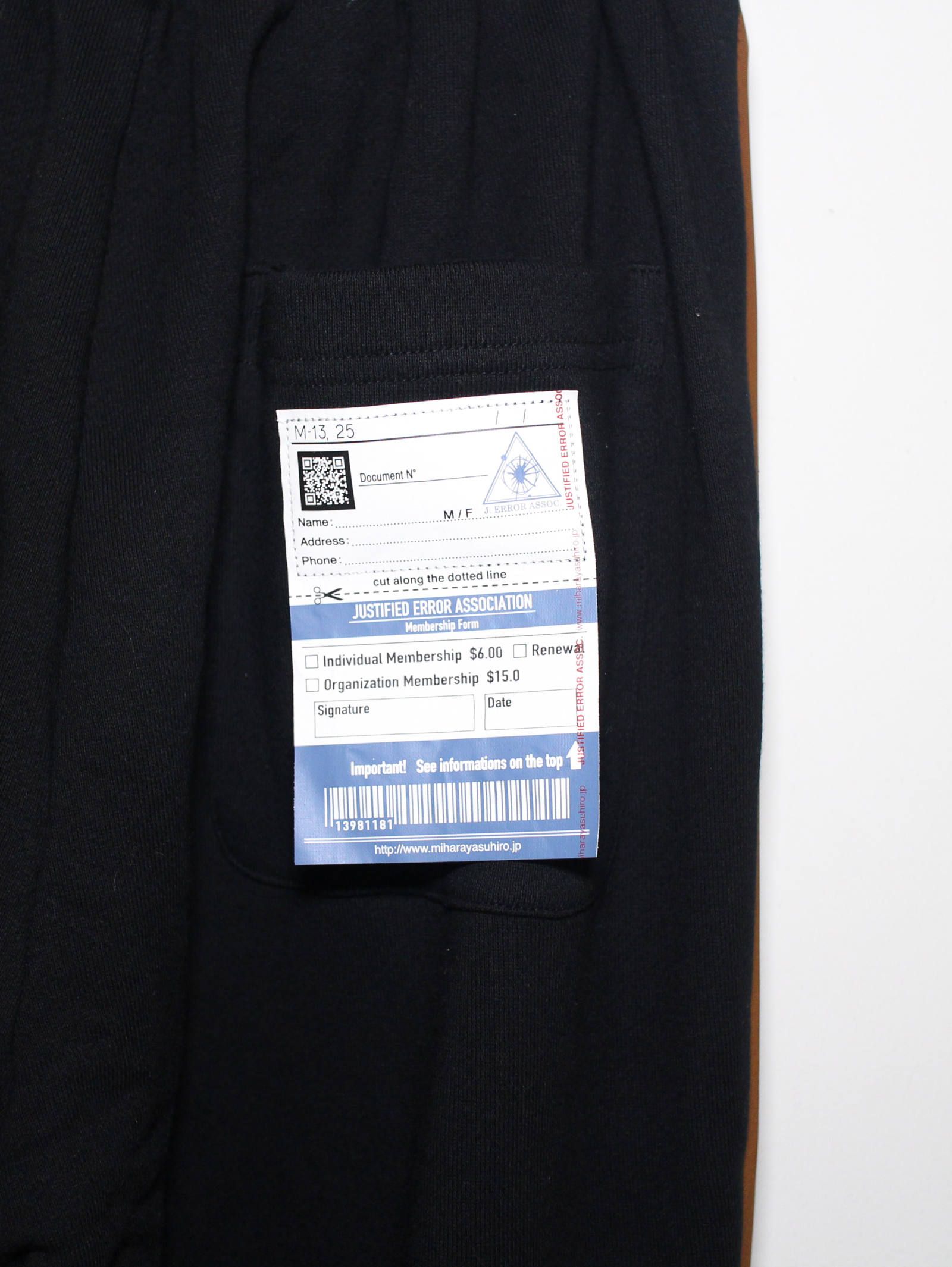 コンビネーションパンツ - combined pants - A04PT602 - BLACK