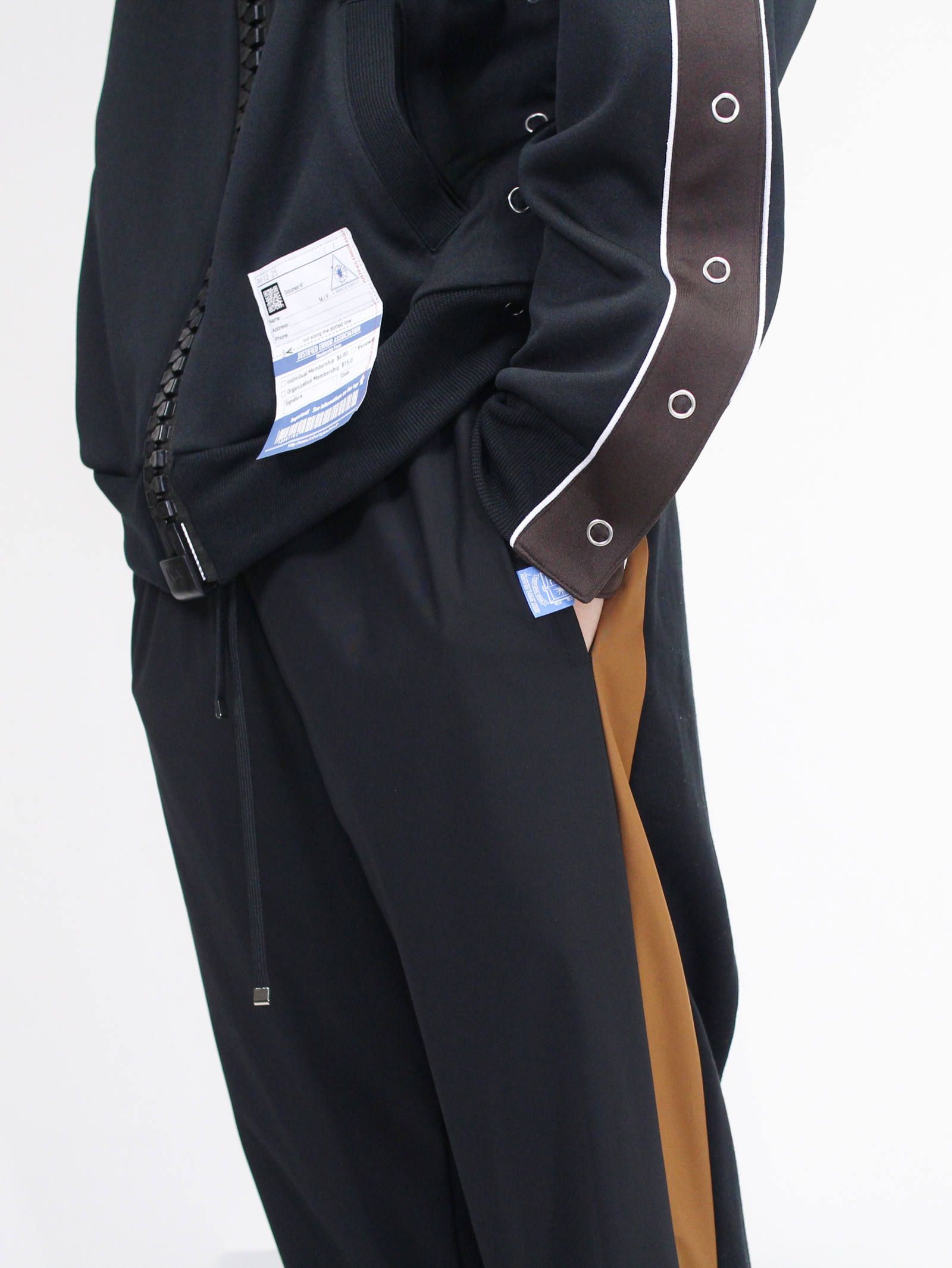 コンビネーションパンツ - combined pants - A04PT602 - BLACK