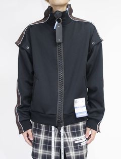 -トラックジャケット - removable track jacket - A04JK651 - BLACK
