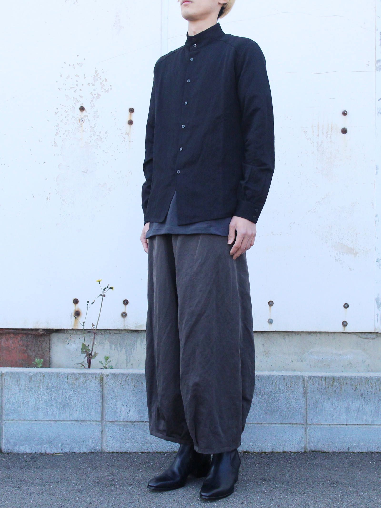 kujaku - 【2020SS】 藤パンツ - fuji pants - CHARCOAL | ADDICT WEB SHOP