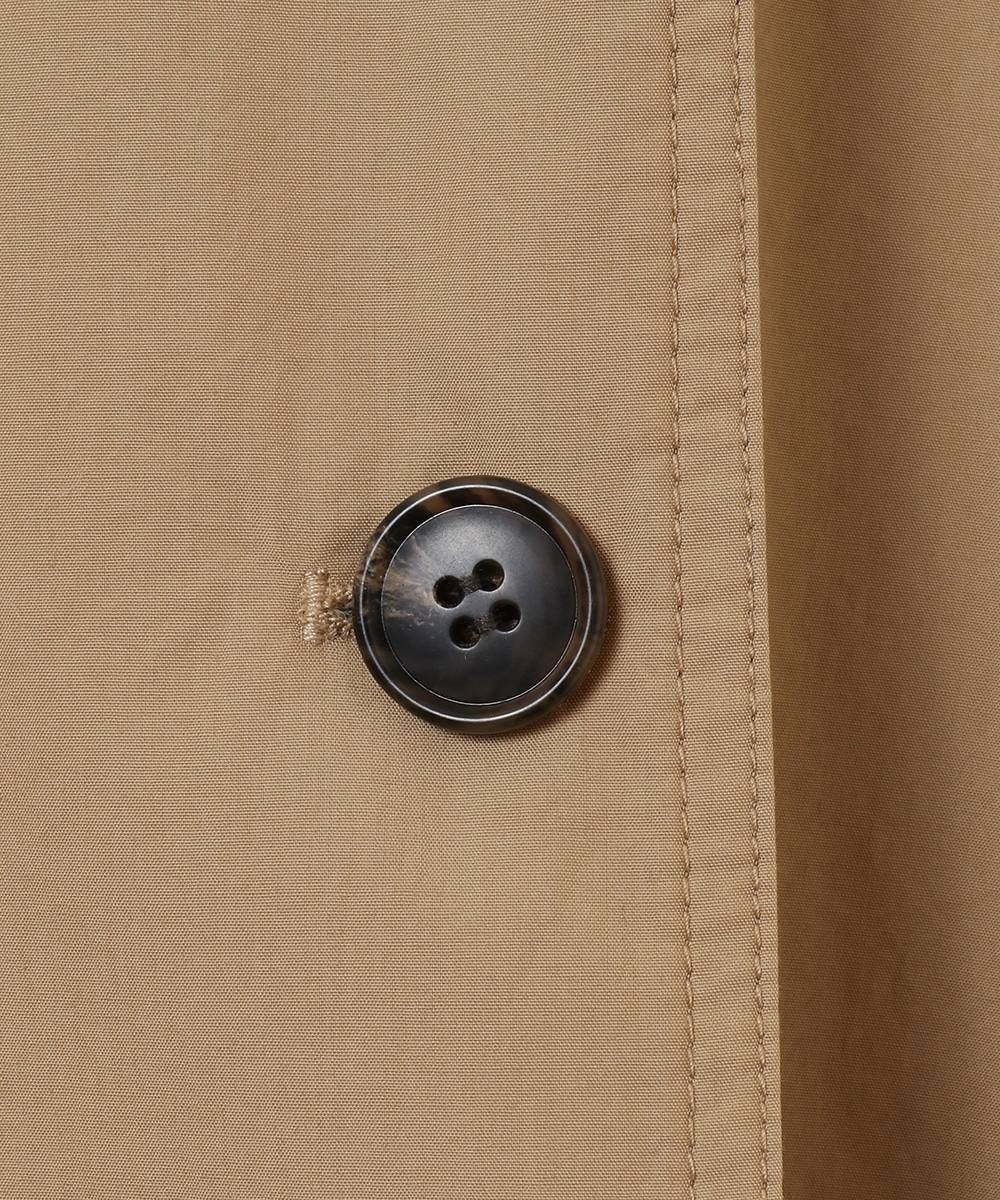 トレンチコート - BACK FRILL SLEEVE TRENCH COAT - BEIGE