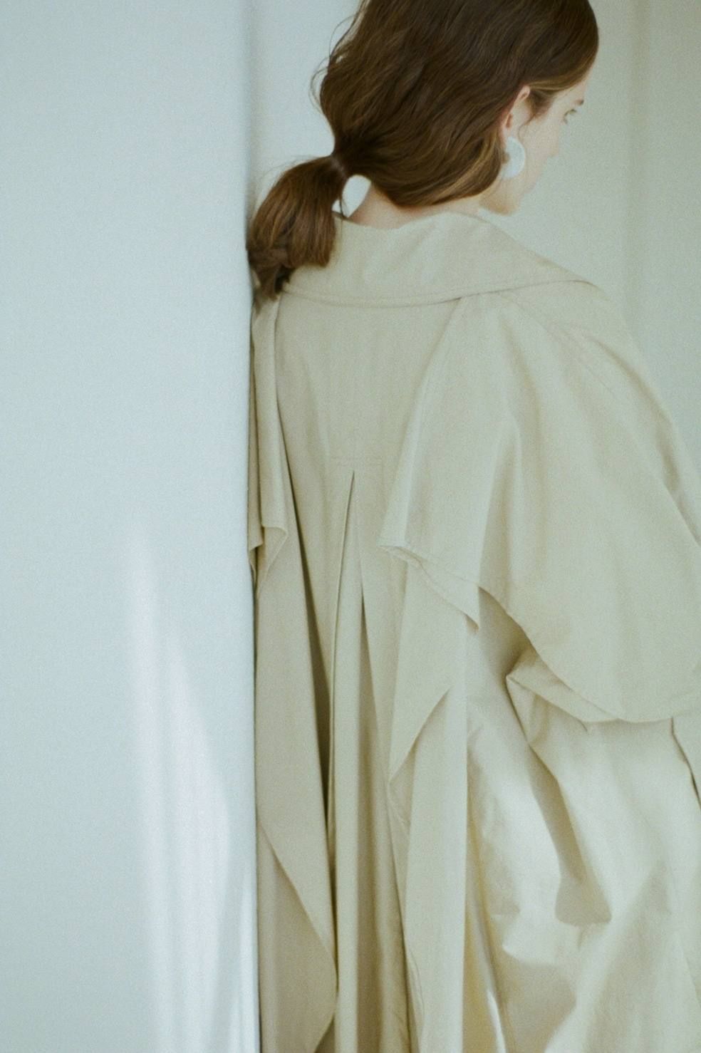 CLANE - トレンチコート - BACK FRILL SLEEVE TRENCH COAT