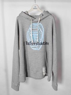プリントフーディー - watches  printed hoodie GREY