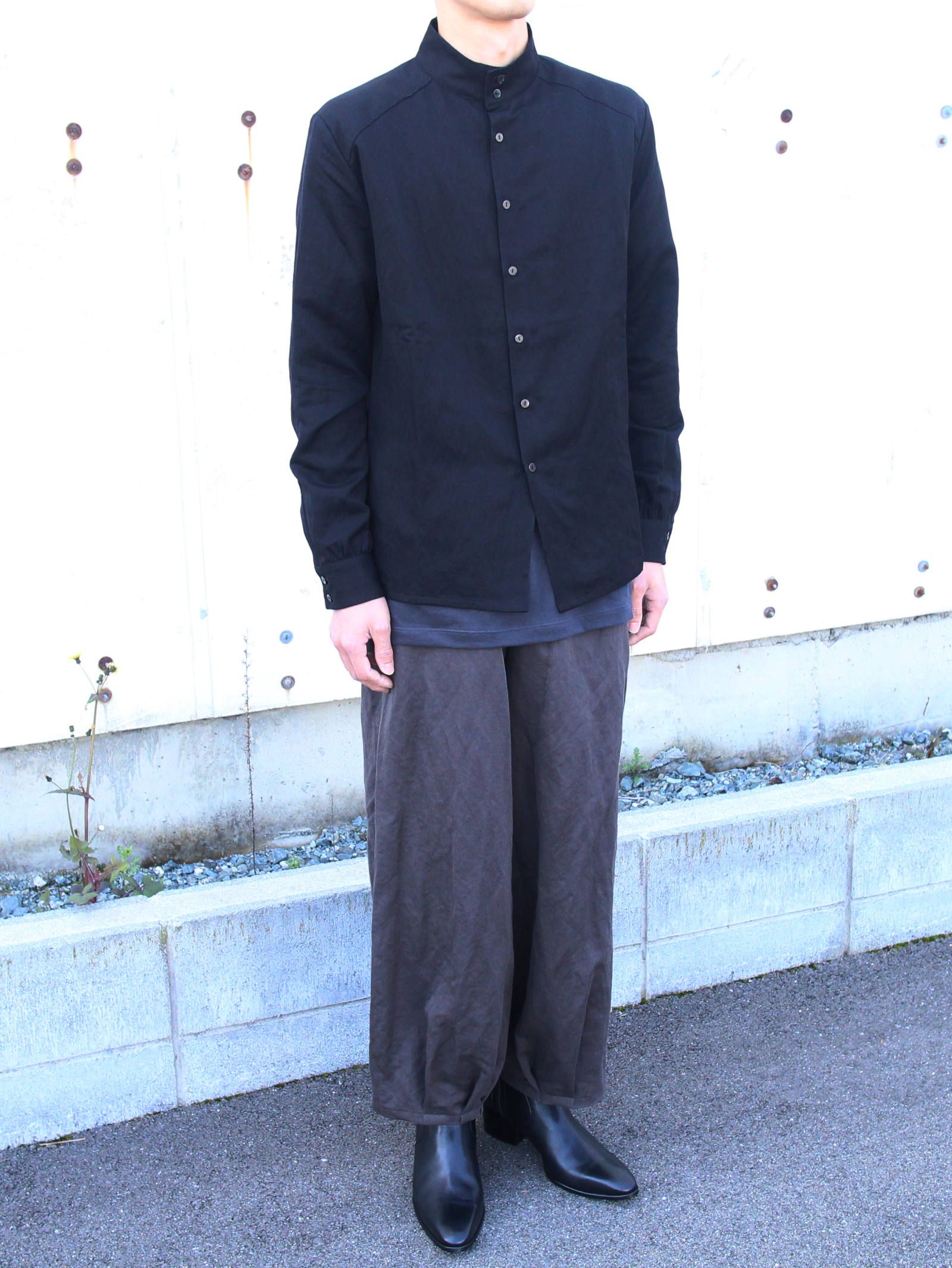 【2020SS】 溝隠シャツ -  mizokakushi shirt