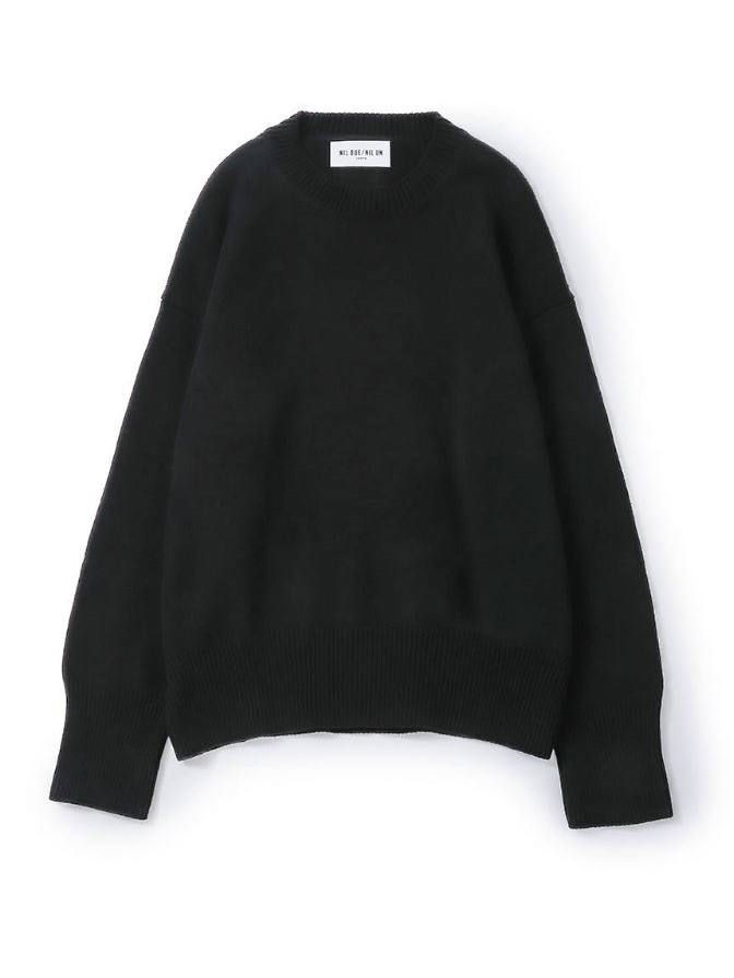 ロングスリーブニット - LONG SLEEVE KNIT - BLACK