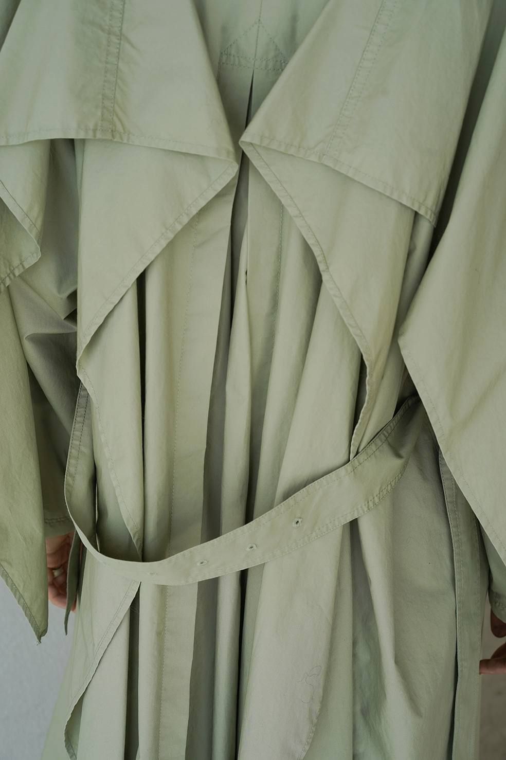 CLANE - トレンチコート - BACK FRILL SLEEVE TRENCH COAT