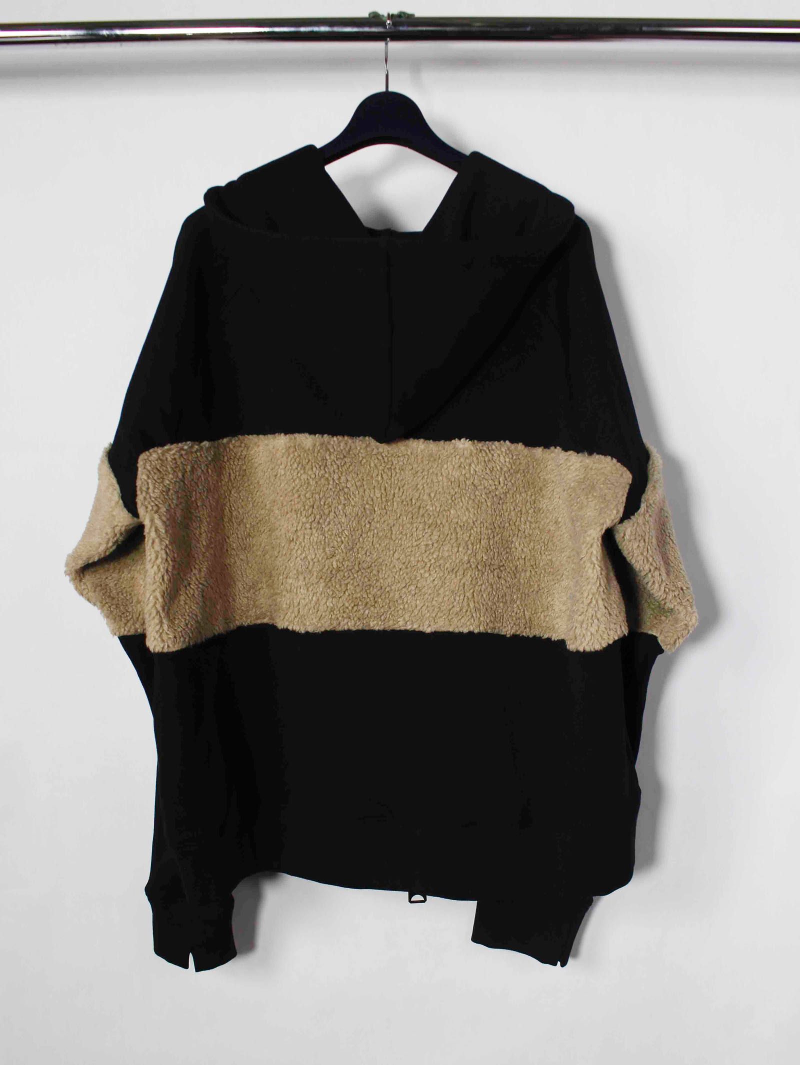 ボアフーディ - Boa border hoodie