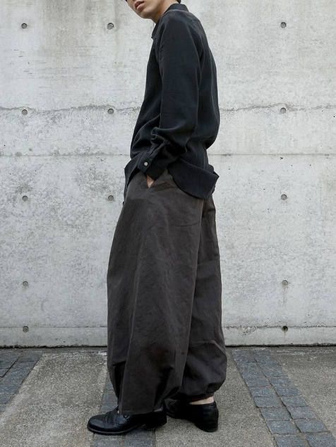 kujaku - 【2020SS】 藤パンツ - fuji pants - CHARCOAL | ADDICT WEB SHOP