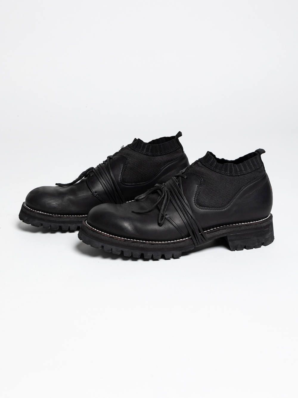 the viridi-anne GUIDI レザー ダービーシューズ-