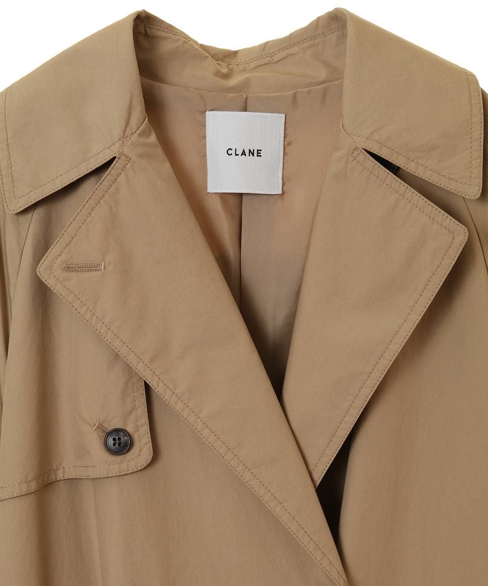 CLANE - トレンチコート - BACK FRILL SLEEVE TRENCH COAT - BEIGE 