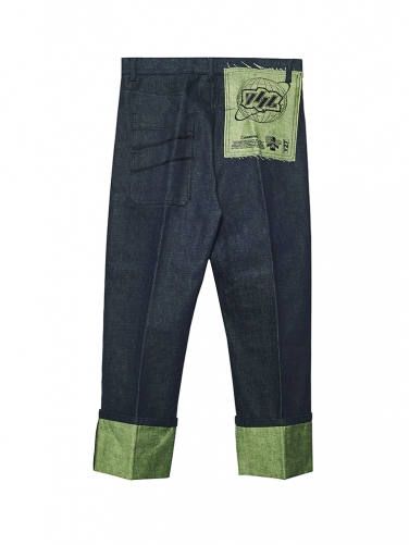 YUKI HASHIMOTO - ワークディーテルジーンズ - WORK DETAIL JEANS NAVY ...