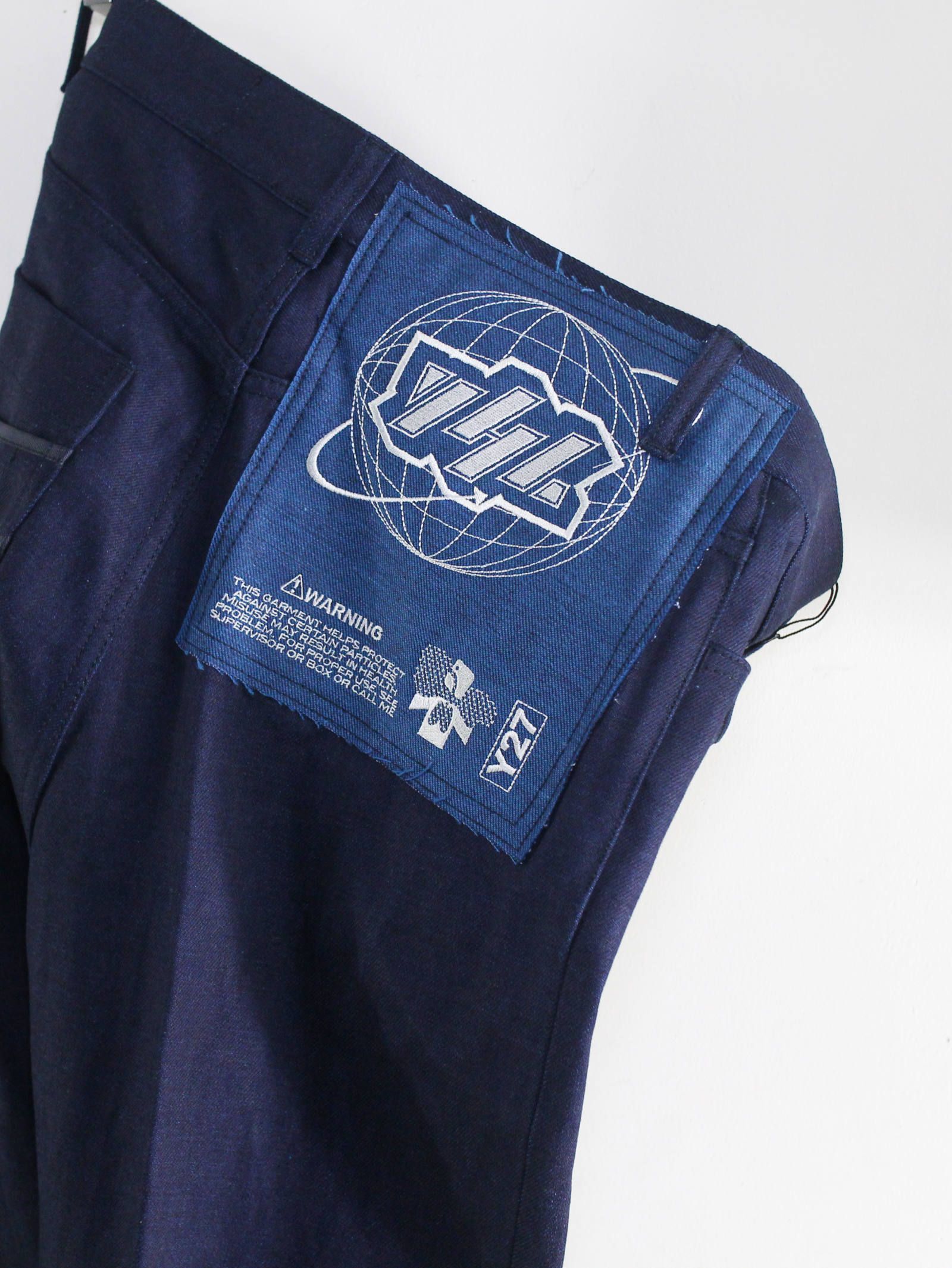 YUKI HASHIMOTO - ワークディーテルジーンズ - WORK DETAIL JEANS NAVY ...