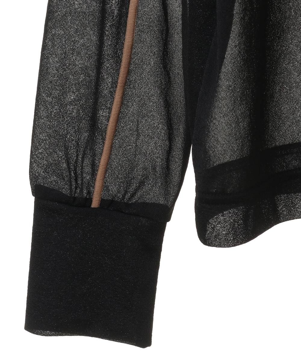 ロングスリーブトップス - COLOR LINE SHEER LONG SLEEVE TOPS