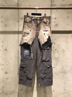 【9月入荷】 ハーフミリタリーデニムパンツ - HALF MILITARY DENIM PANTS - BLACK