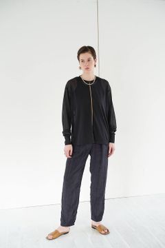 ロングスリーブトップス - COLOR LINE SHEER LONG SLEEVE TOPS