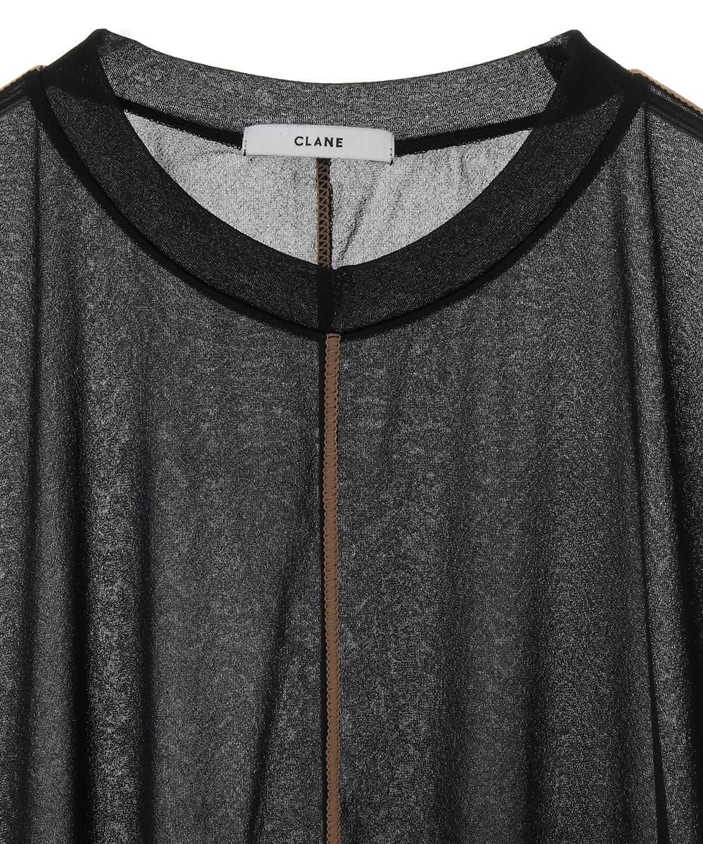 CLANE - ノースリーブトップス - COLOR LINE SHEER NO SLEEVE
