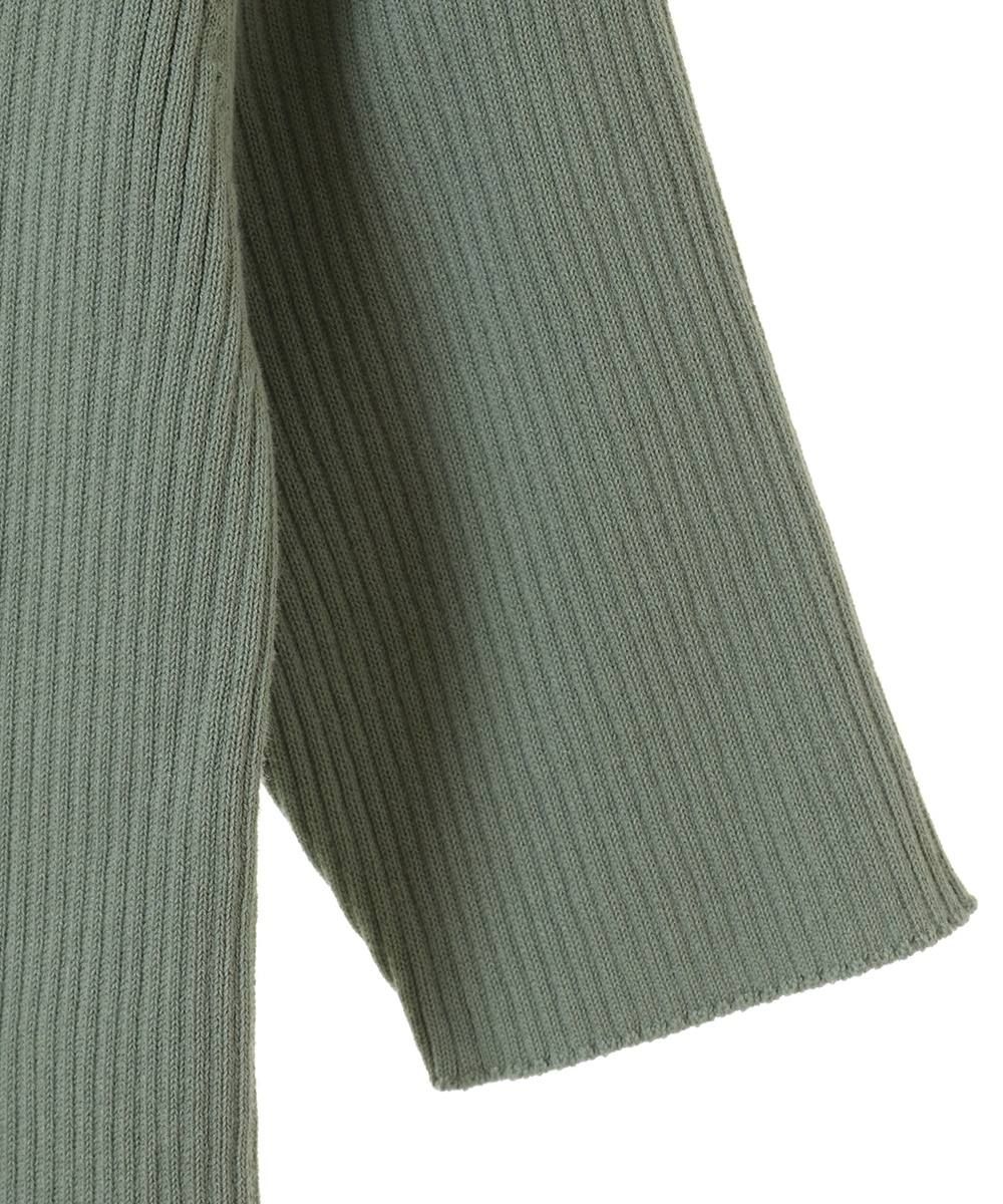 リブニットトップス - H/N RIB KNIT TOPS - MINT