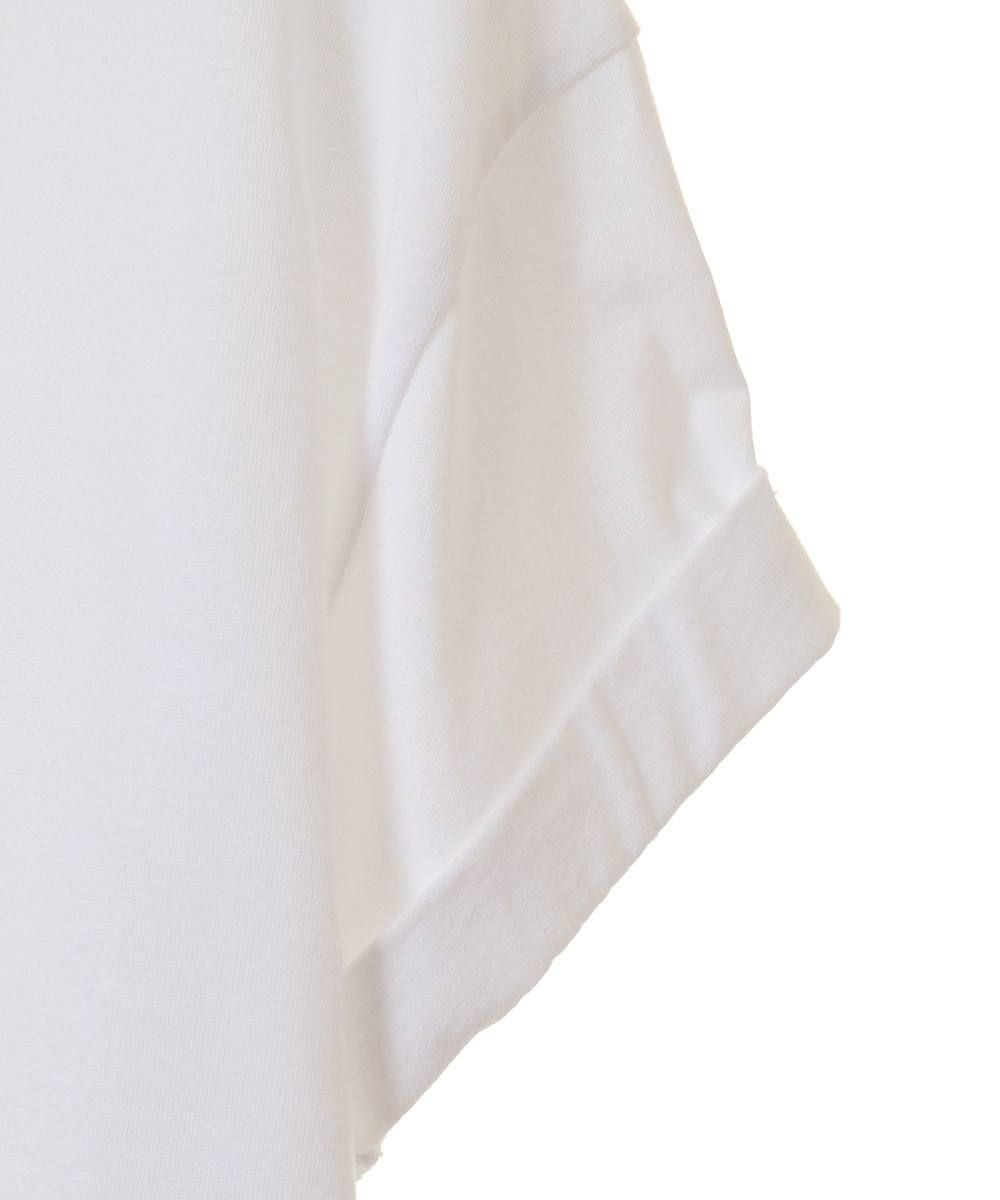 CLANE - バックフリルカットソー - BACK FRILL T-SHIRT -WHITE