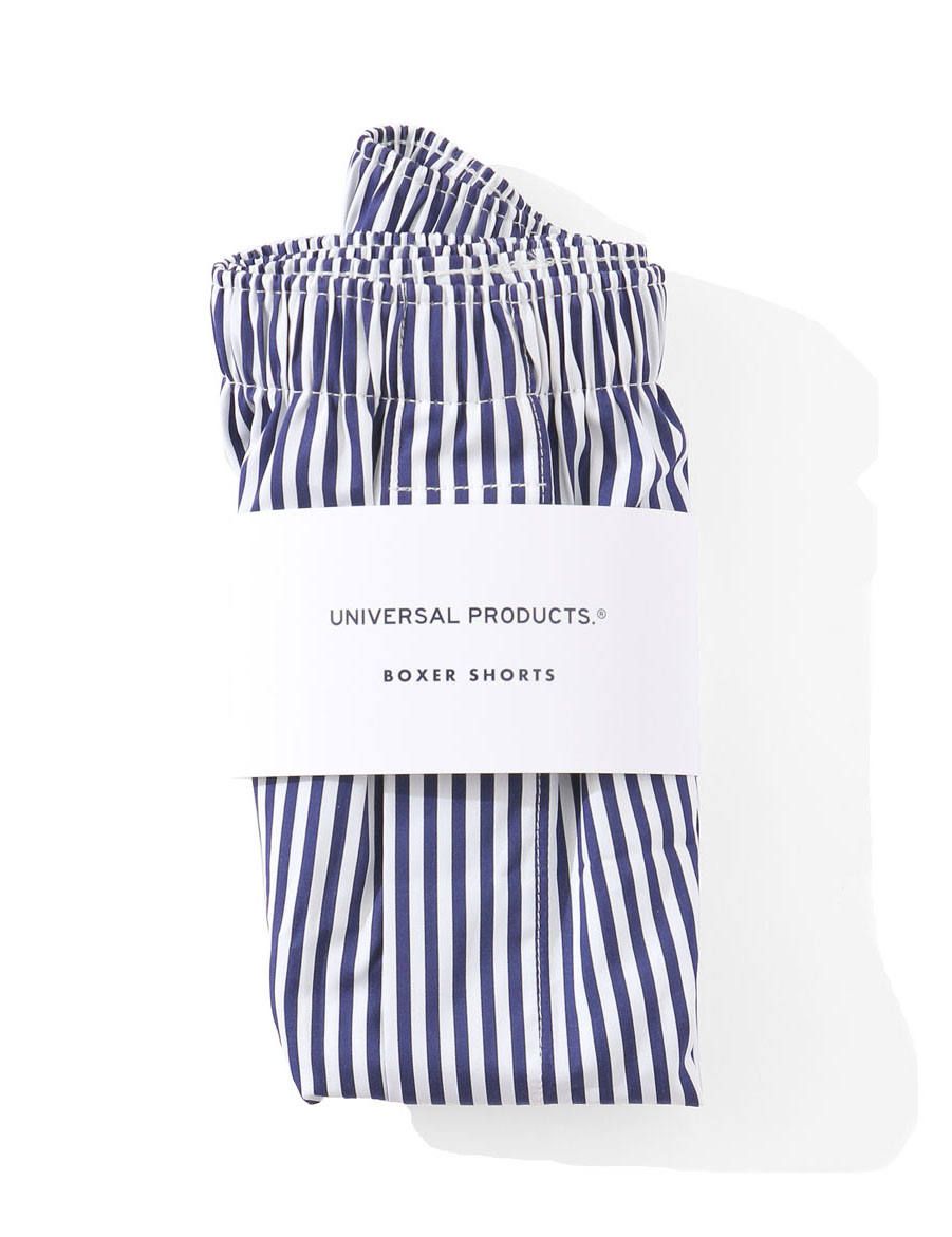T.M BOXER SHORTS - NAVY STRIPE