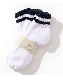 3足パック パイル靴下 - 3P PILE SOCKS - NAVY