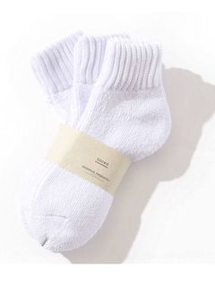 3足パック パイル靴下 - 3P PILE SOCKS - WHITE