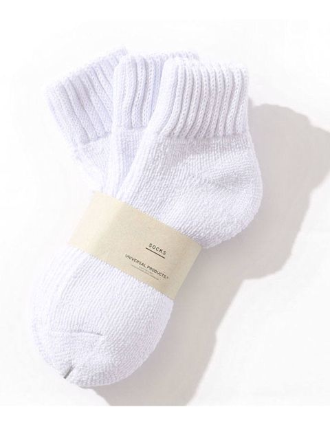 3足パック パイル靴下 - 3P PILE SOCKS - WHITE