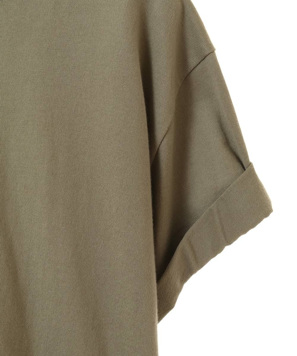 バックフリルカットソー -  BACK FRILL T-SHIRT -MINT
