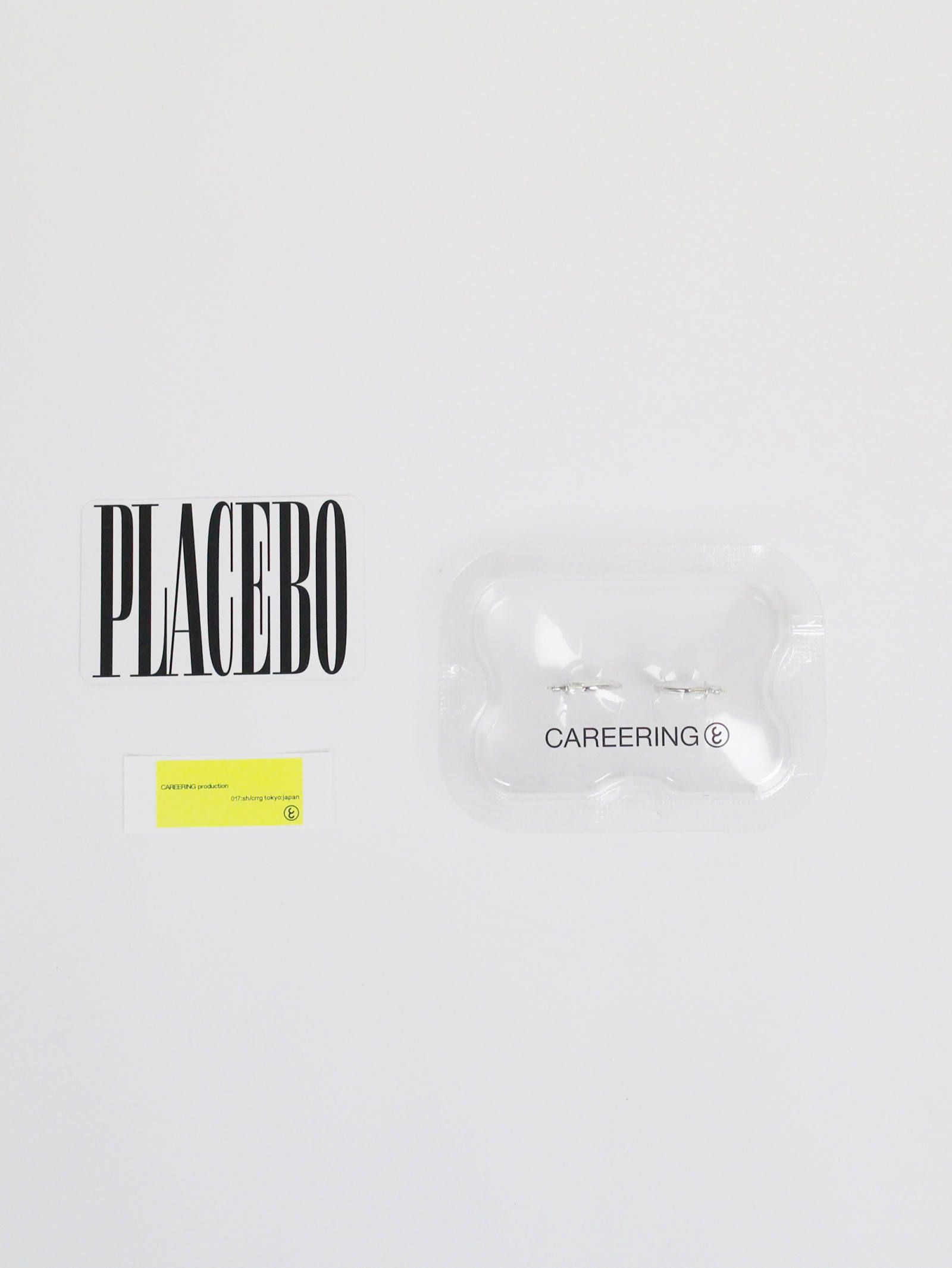 CAREERING - 【両耳用】 プラシーボピアス - PLACEBO 501(SV) | ADDICT 