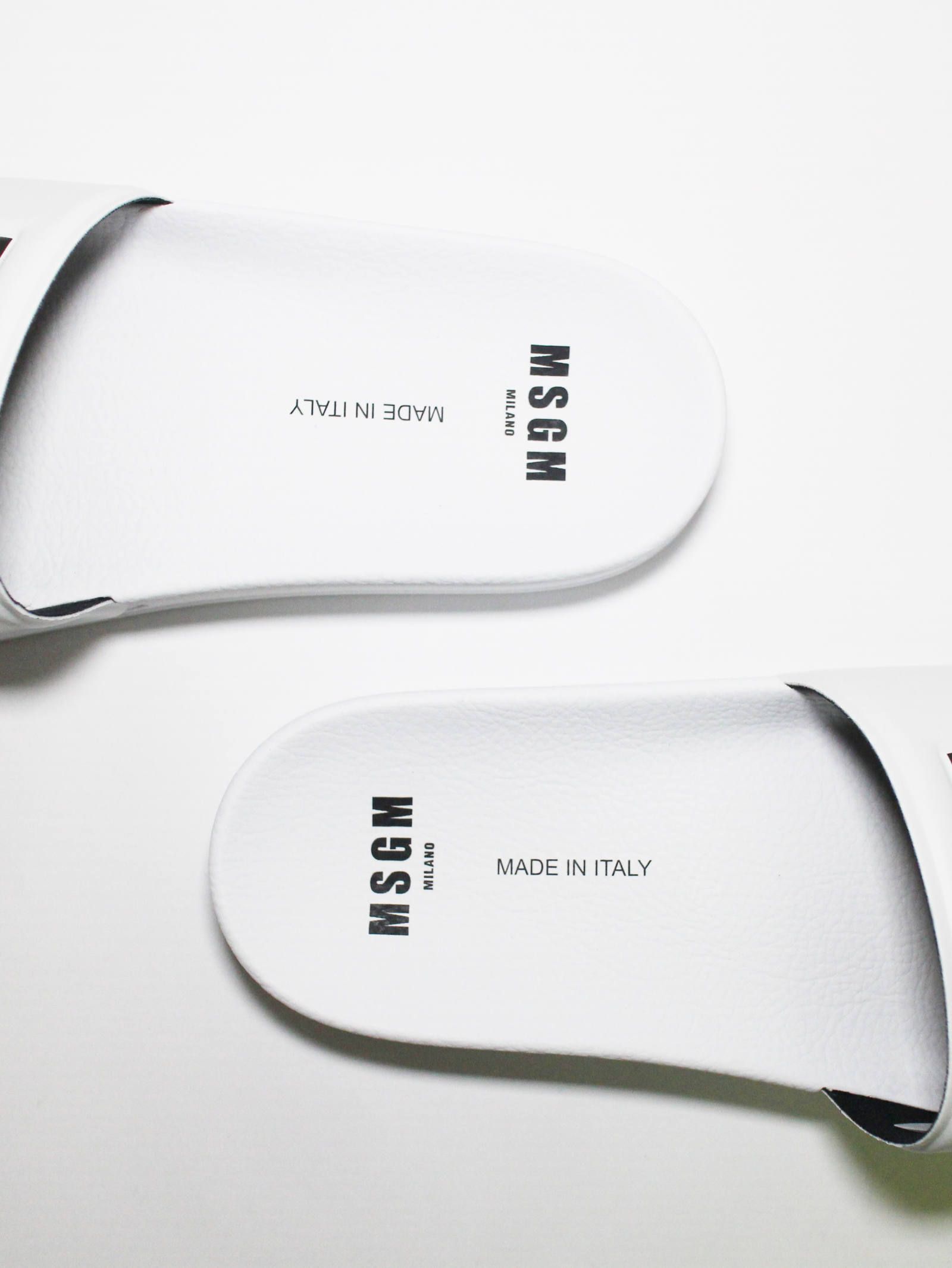 MSGM - MSGMロゴ サンダル - LOGO POOL SLIDE - BLACK | ADDICT