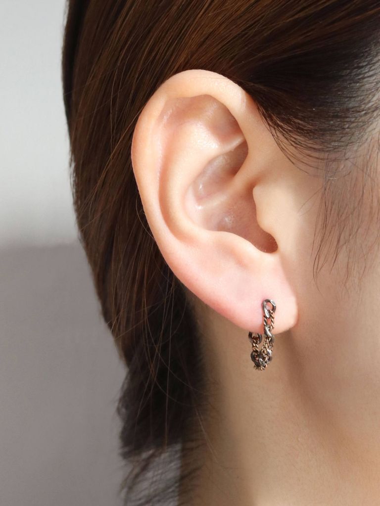 CAFCA - 【片耳用】 ロストファンクションチェインショートピアス  